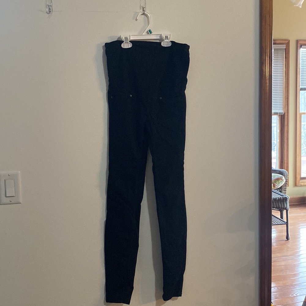 Maternity skinny jeans , black and gray. (One size 4, One size 6) - Picture 2 of 6